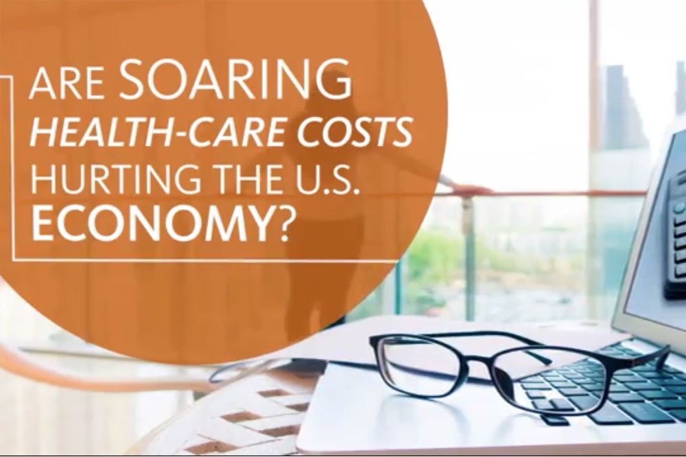 Cover image for the video showing the impact of soaring health care costs in the economy